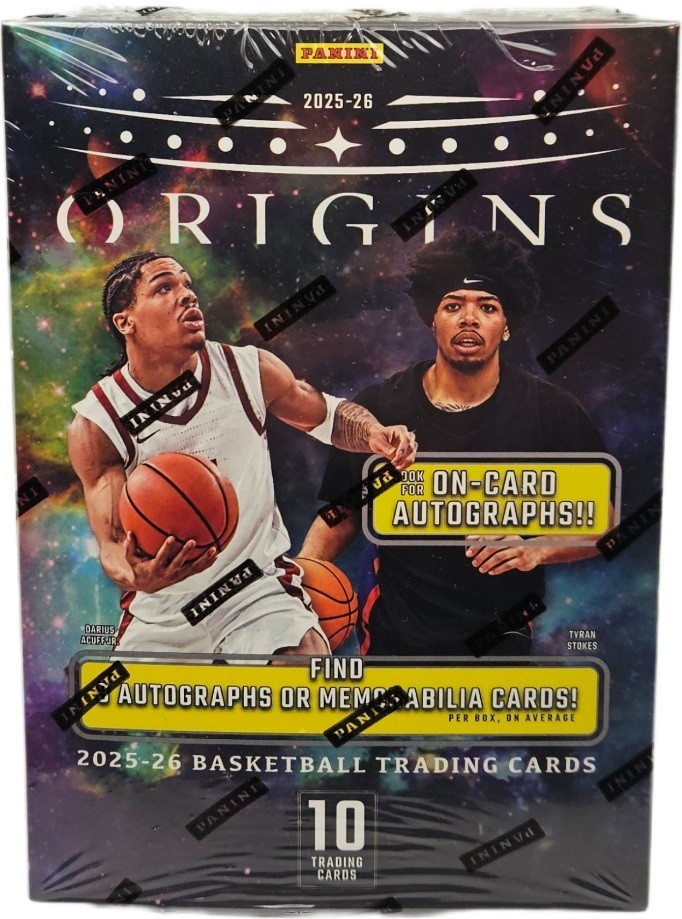 2025-26 Panini Origins Basketball Factory Sealed Hobby Box 3 Hits Per Box