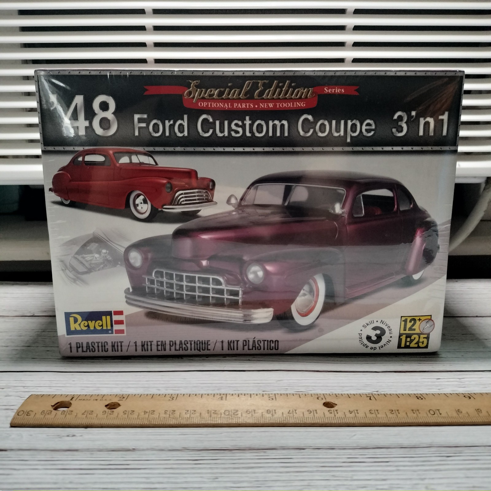 Revell Special Edition \'48 Ford Custom Coupe 3\'n1 Model Kit 1:25 Scale 85-4253