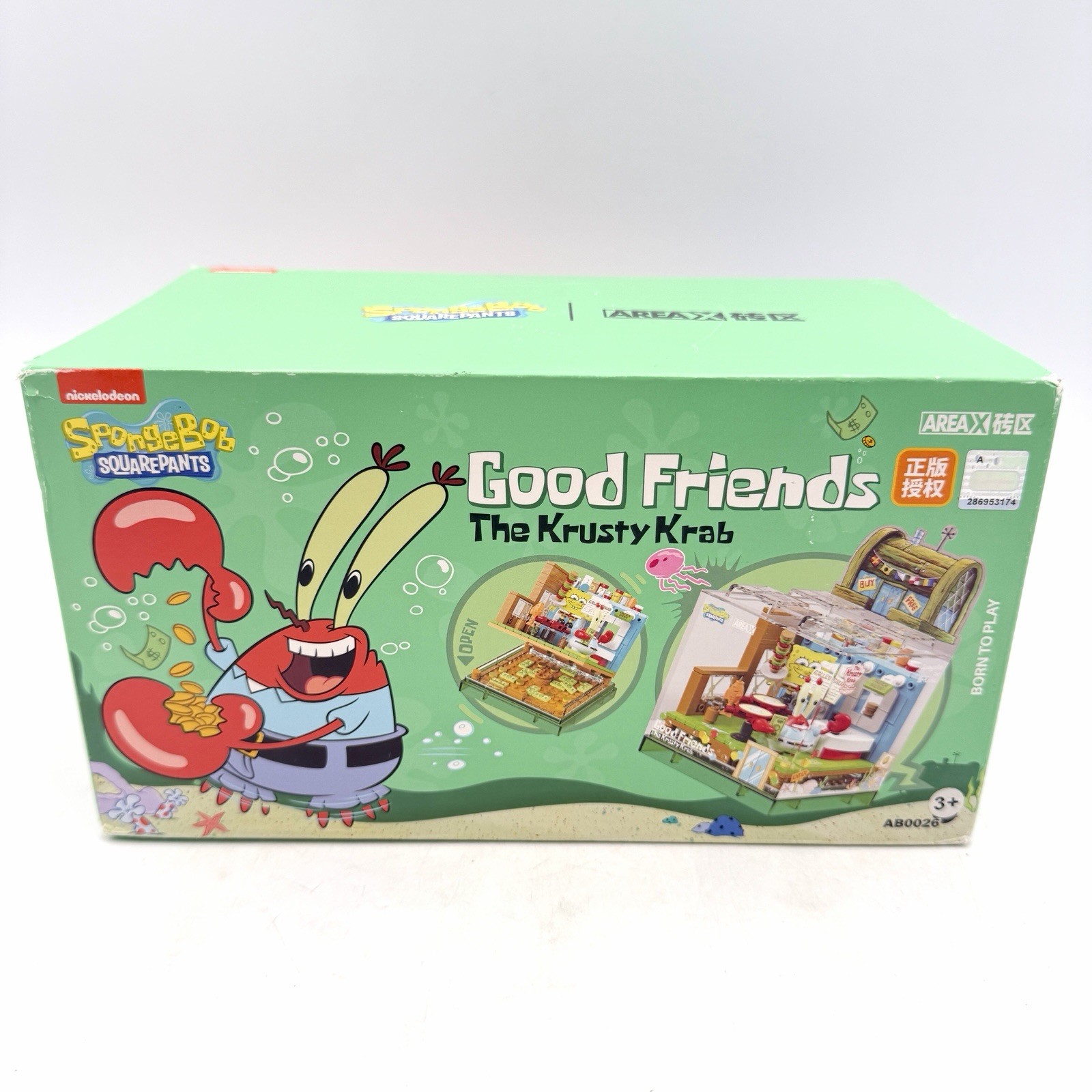 AREA-X Good Friends SpongeBob The Krusty Krab Building Blocks - Ships From USA AREA-X Good Friends SpongeBob The Krusty Krab Building Blocks - Ships From USA