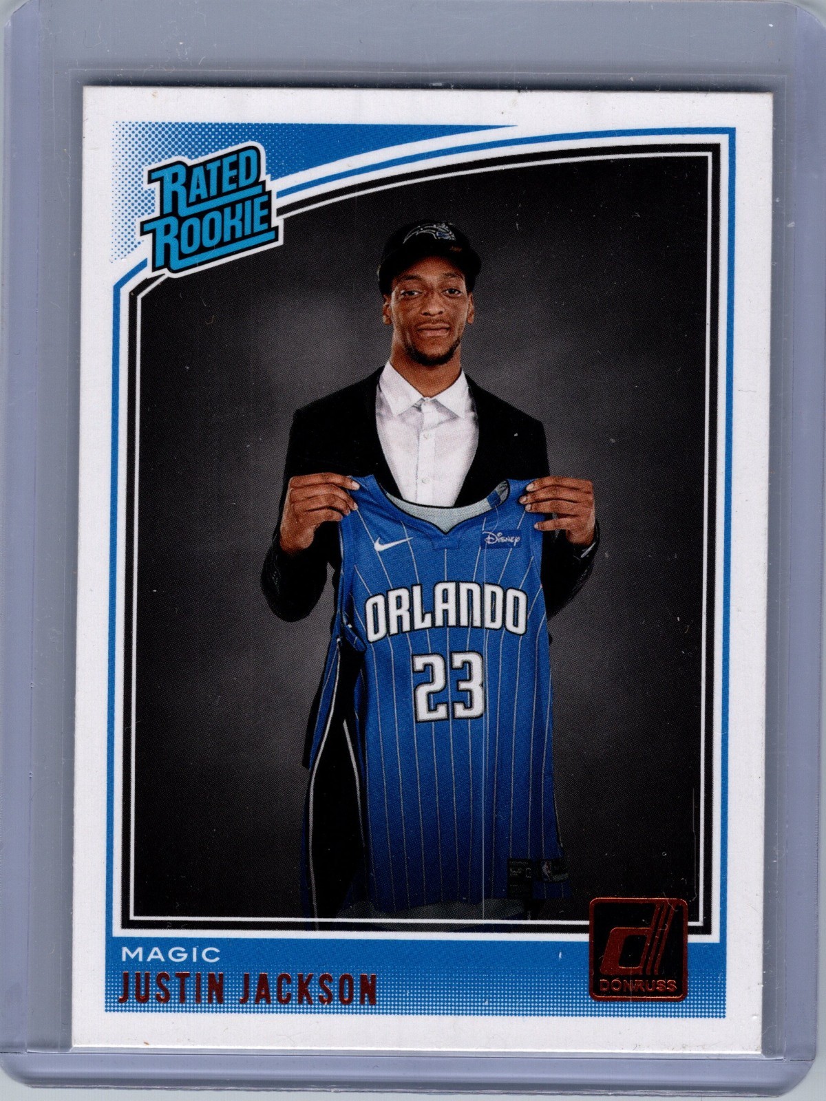 2018-19 Panini Donruss - Rated Rookies Justin Jackson #183 (RC)