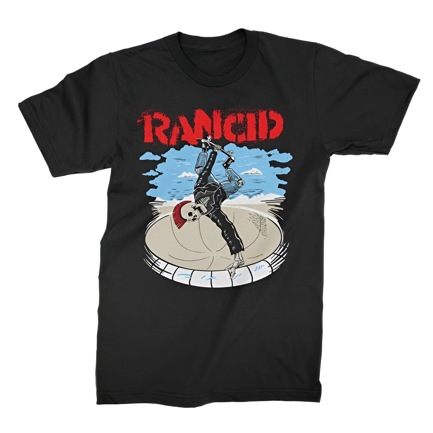 Authentic Rancid Skate Skele-tim T-Shirt S-2XL NEW