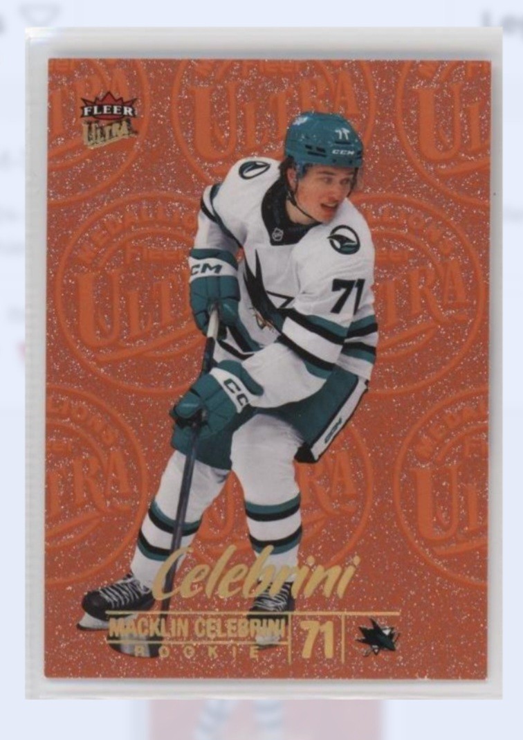 2024 Fleer Ultra Medallions Titan Achievement 42/75 Macklin Celebrini Epack Read 2024 Fleer Ultra Medallions Titan Achievement 42/75 Macklin Celebrini Epack Read