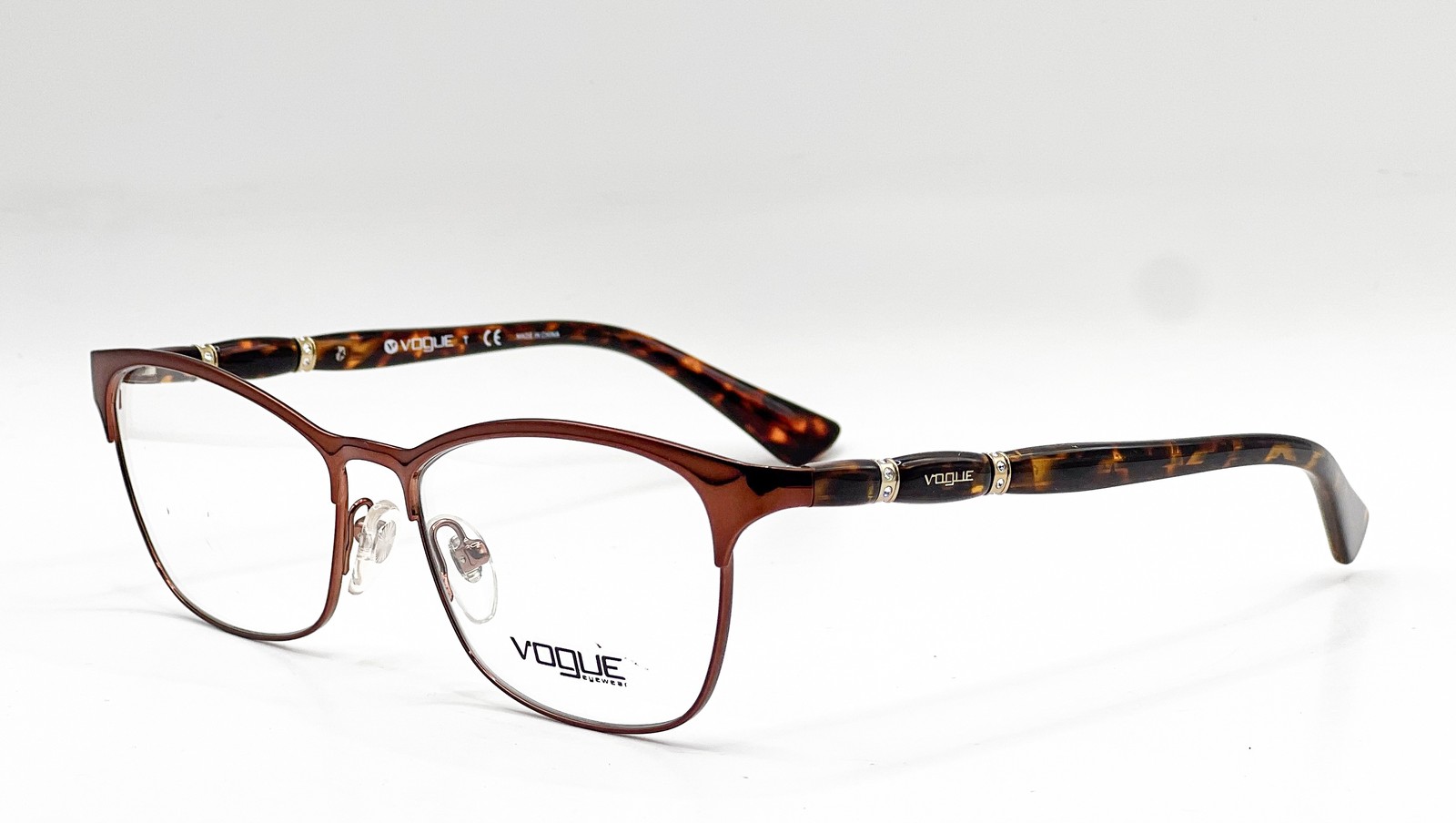 NEW VOGUE VO 3987-B 811 BROWN AUTHENTIC EYEGLASSES 52-16