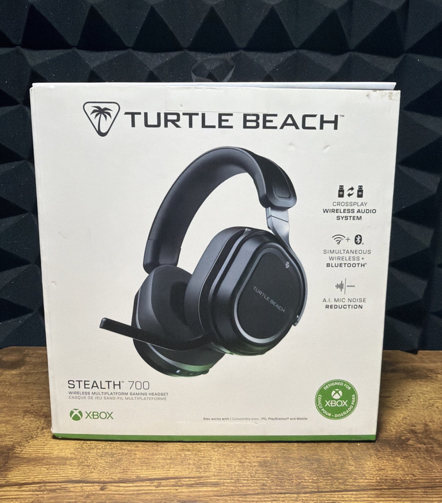 Turtle Beach Stealth 700 Wireless Gaming Headset for Xbox Bluetooth Black/Gray