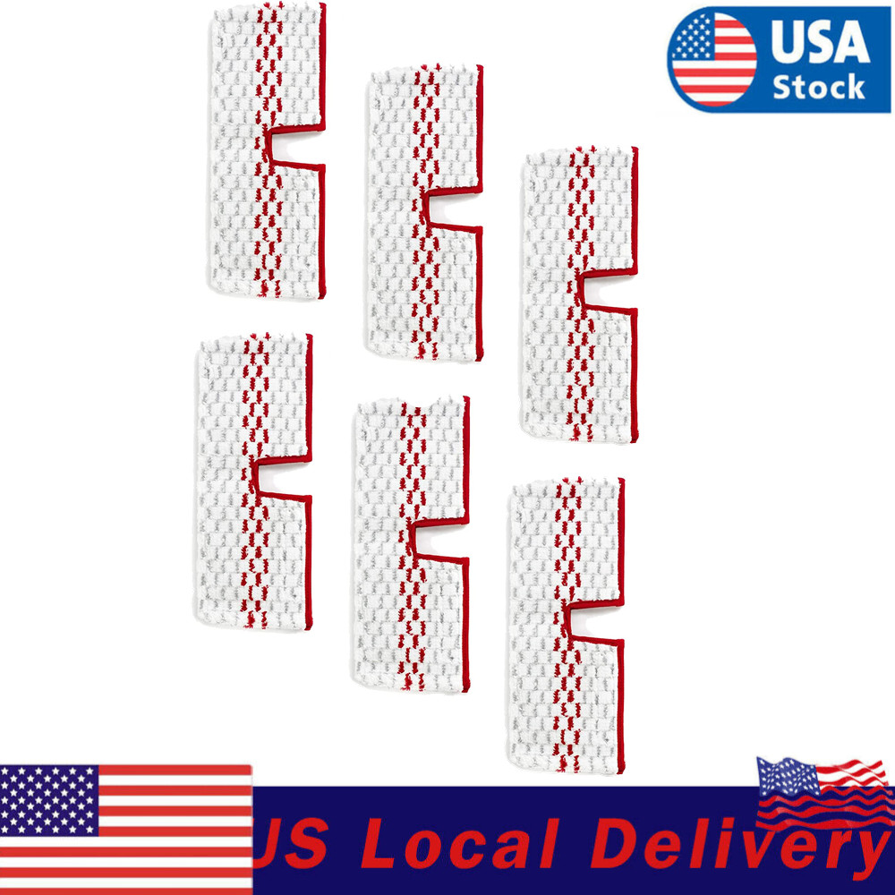 6Pc Washable Fiber Spray Mop Refills for O-Cedar Promist MAX Replacement Mop Pad