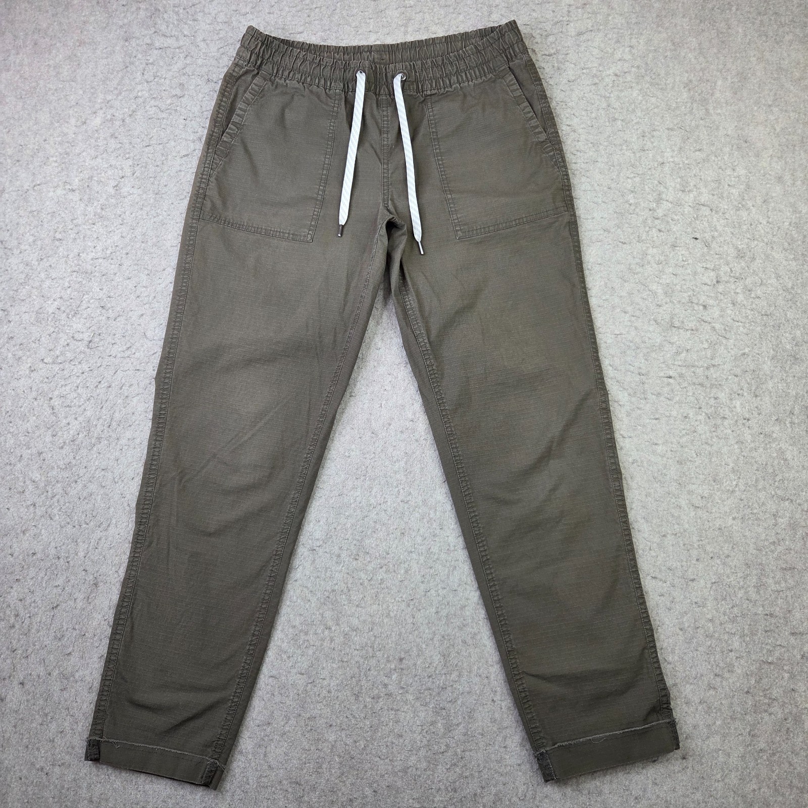 Vuori Vintage Ripstop Pant Oregano Womens Size XS Green Drawstring Lightweight