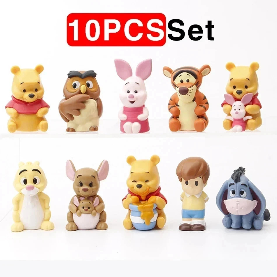 10PCS Winnie the Pooh & Friends PVC Action Figure Toy Set 10PCS Winnie the Pooh & Friends PVC Action Figure Toy Set