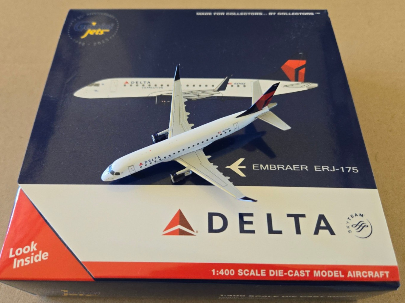 1:400 Embraer ERJ-175 / E-175 Delta Airlines / Skywest N274SY Gemini Jets 1:400 Embraer ERJ-175 / E-175 Delta Airlines / Skywest N274SY Gemini Jets