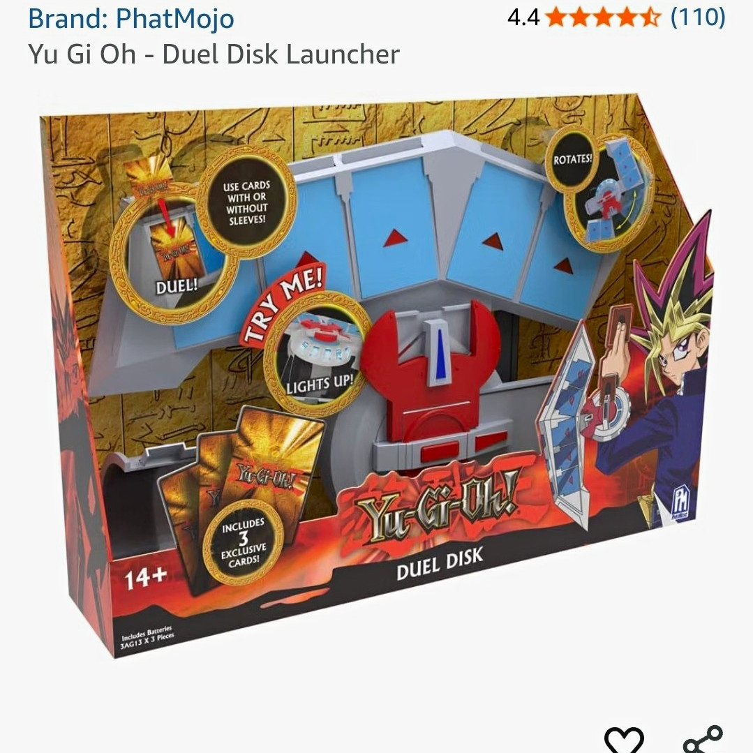 PhatMojo Yu-Gi-Oh Duel Disk Launcher Accessory, Lights Up, Ages 14+ PhatMojo Yu-Gi-Oh Duel Disk Launcher Accessory, Lights Up, Ages 14+