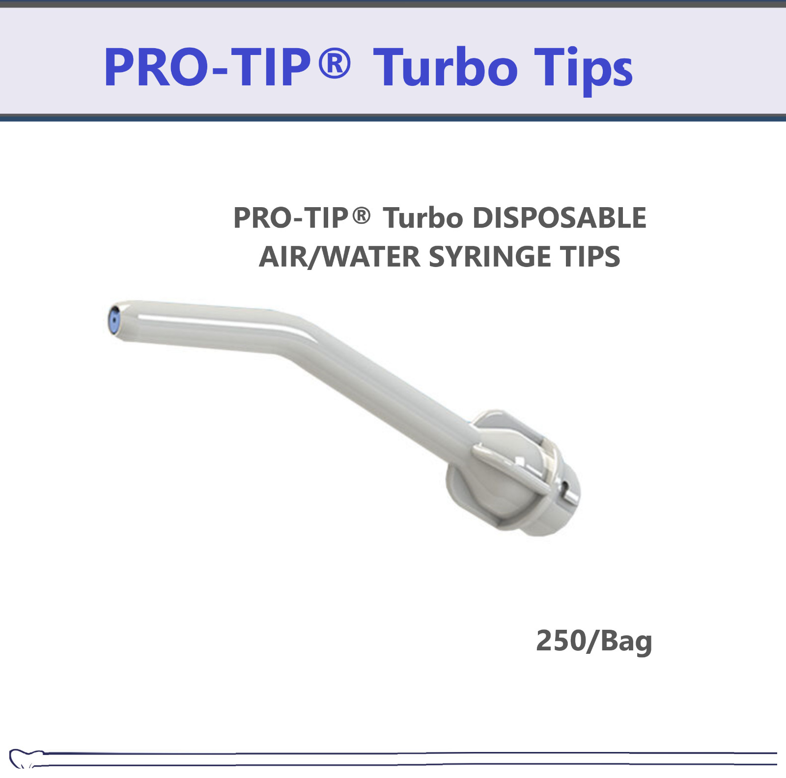 Pro-Tip Turbo – Astek, 250/Bg, 116410 Dental Turbo Air/ Water Syringe Tips Young Pro-Tip Turbo – Astek, 250/Bg, 116410 Dental Turbo Air/ Water Syringe Tips Young