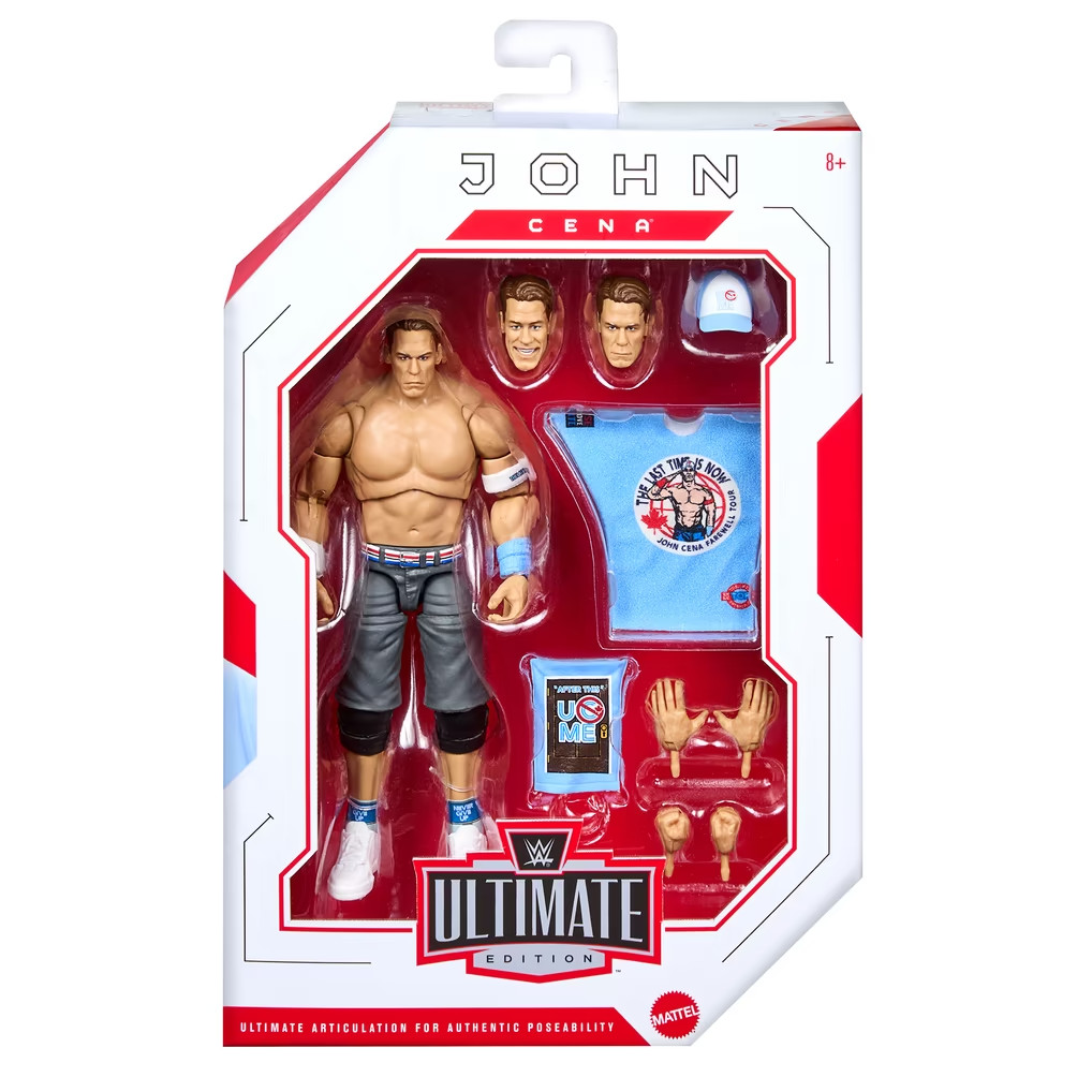 John Cena WWE Mattel Mattel Ultimate Edition Wave 31 Action Figure John Cena WWE Mattel Mattel Ultimate Edition Wave 31 Action Figure