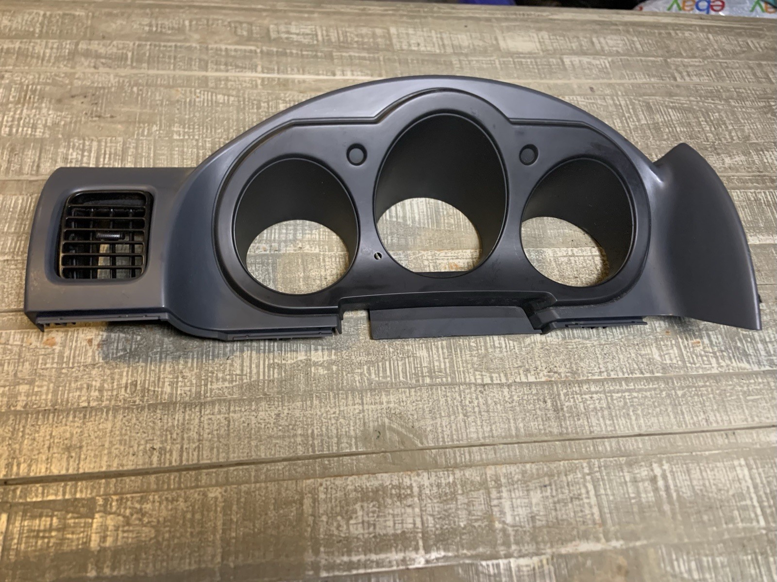 2002 - 2004 Nissan Frontier Xterra Instrument Gauge Cluster Bezel Gray/Black OEM
