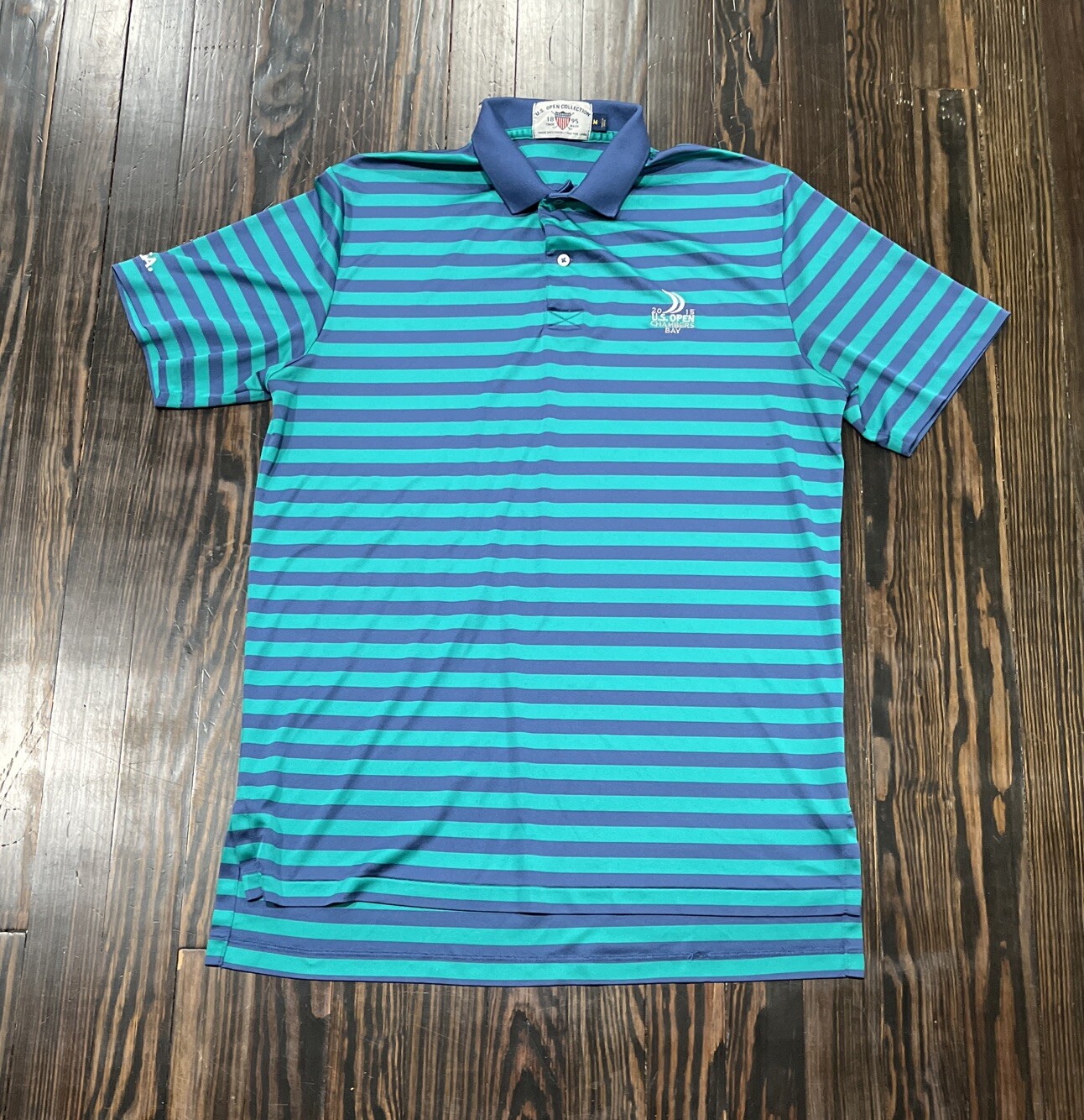 U.S. Open Collection 2015 Chambers Bay Golf Polo Shirt Men’s Medium Polyester