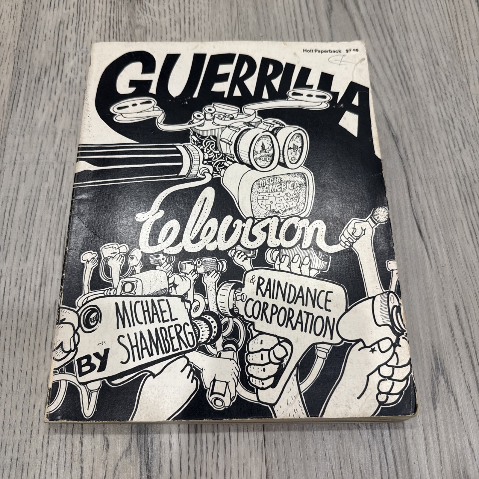 Vintage Guerrilla Television by Michael Shamberg &  Raindance Corp 1971—GOOD