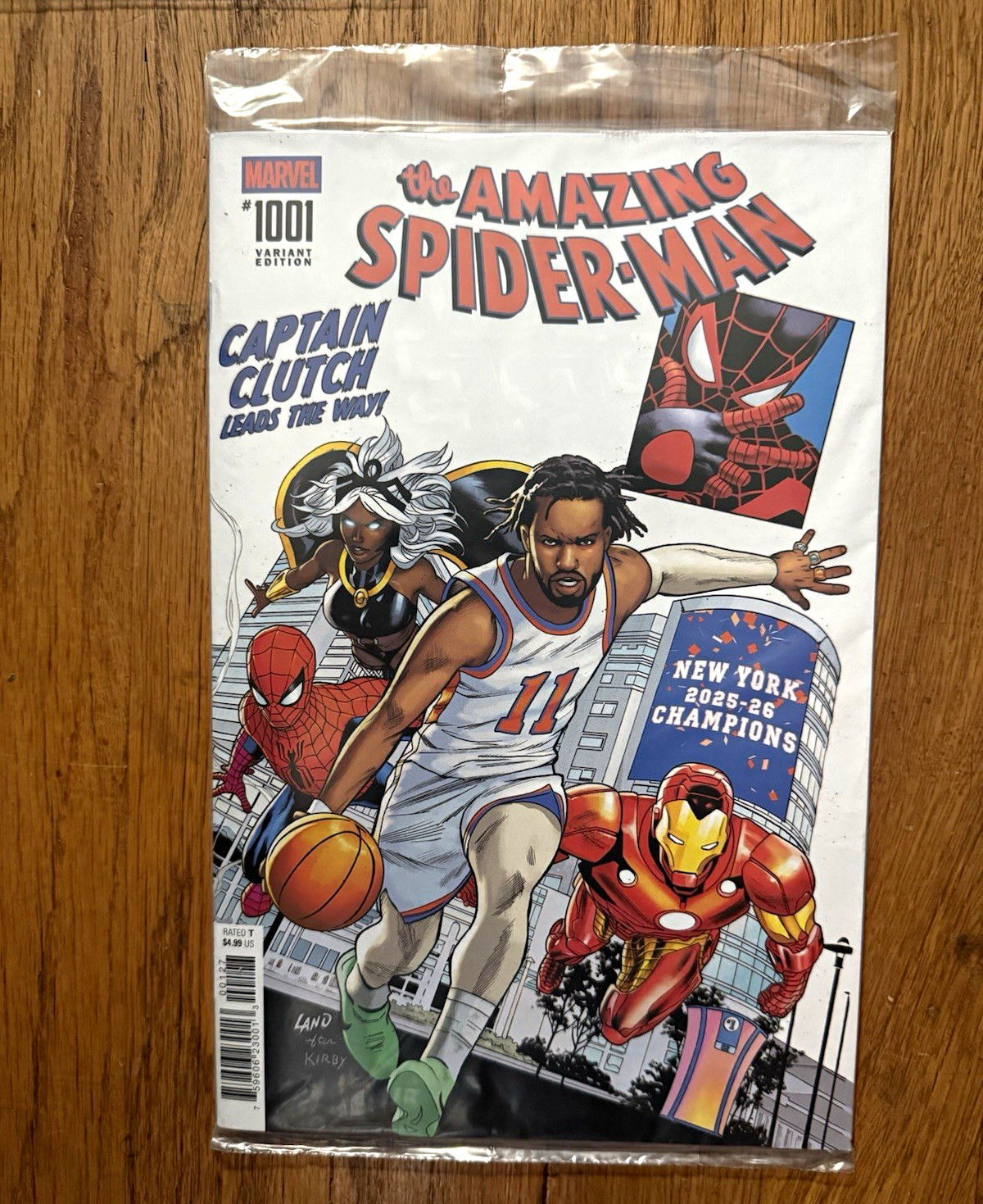NYCC 2026 - WHATNOT - AMAZING SPIDER-MAN #1001 JALEN BRUNSON NY KNICKS IN HAND ✅