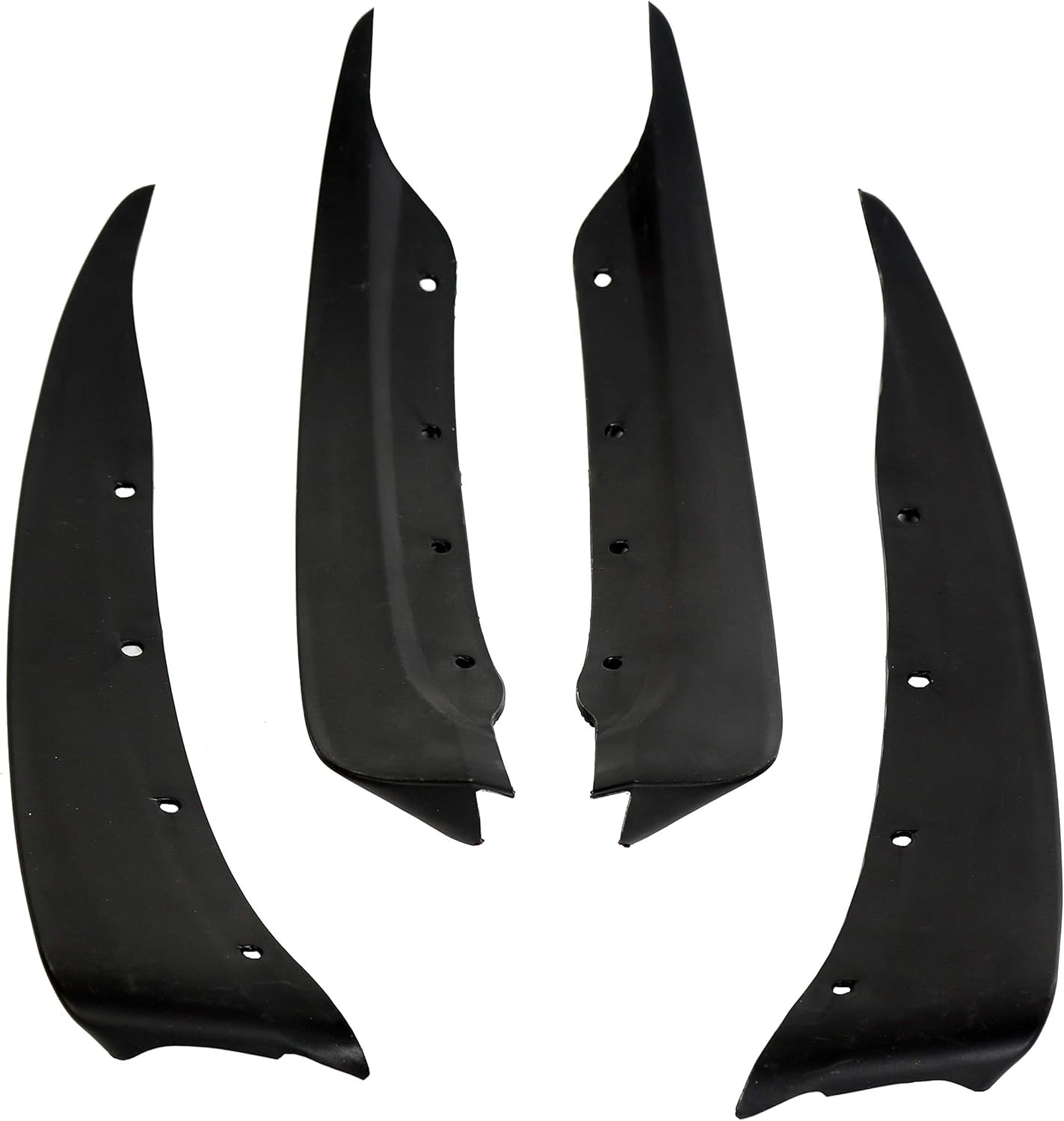 4 Piece Mud Flap Set for 2005-2013 Chevy Corvette C6 Front & Rear Splash Guards