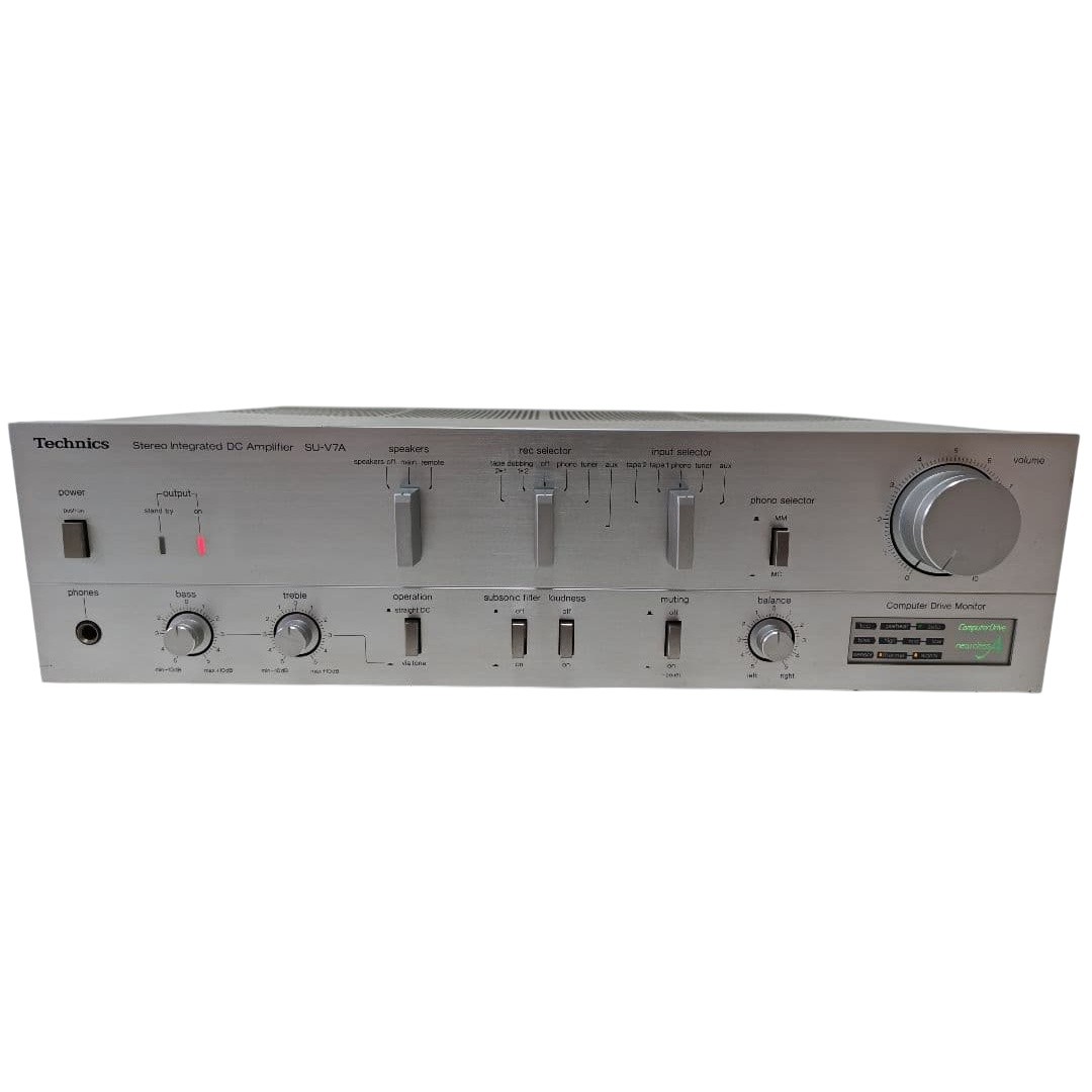 Technics SU-V7A Integrated Amplifier Stereo Amp Tested Working Excellent JAPAN
