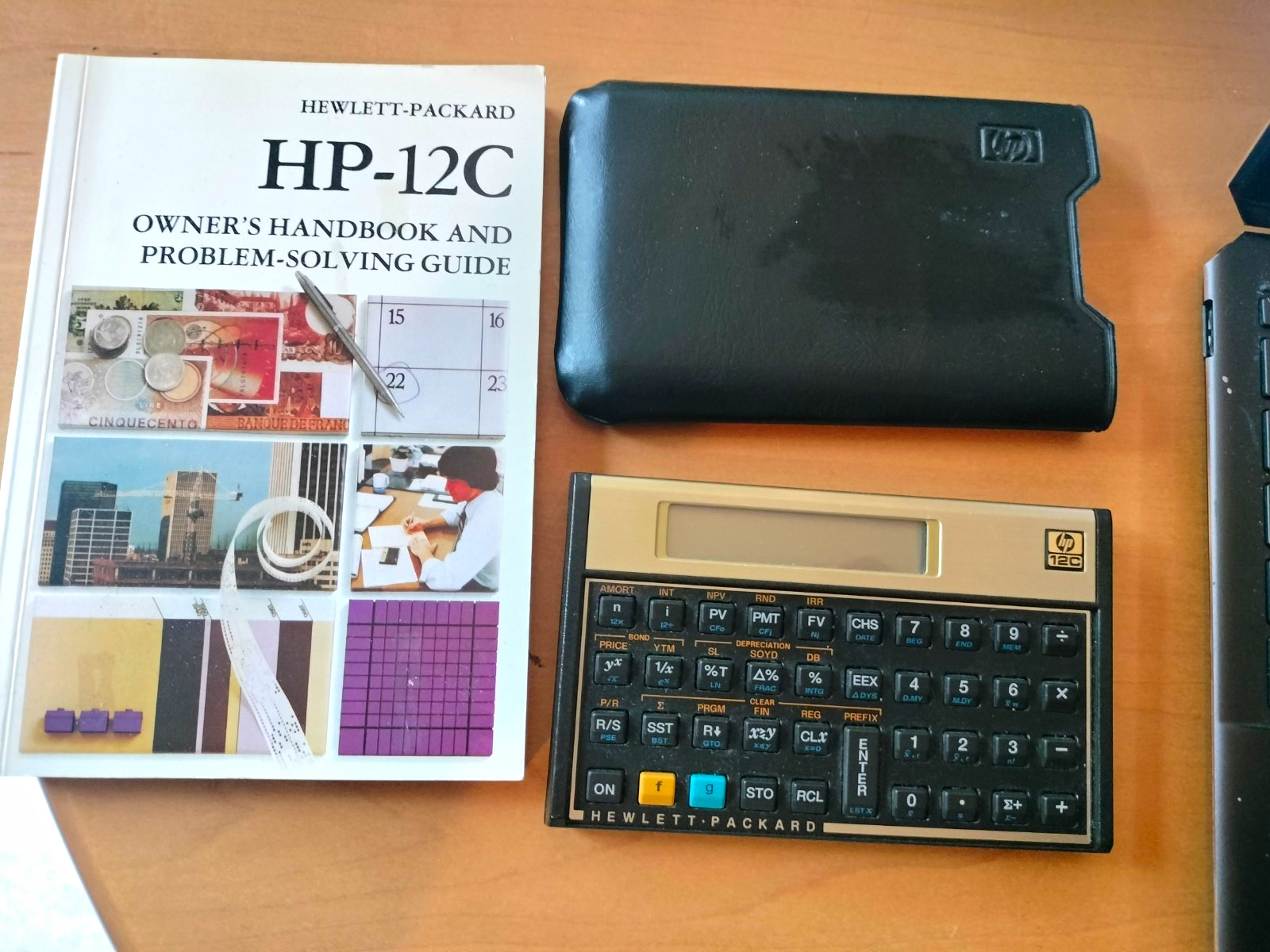 Hewlett-Packard HP-12C Financial Calculator w/ Case & Handbook, Batteries Incld Hewlett-Packard HP-12C Financial Calculator w/ Case & Handbook, Batteries Incld