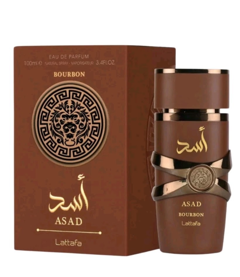Lattafa Asad Bourbon Unisex perfume EDP 3.4oz, new and sealed