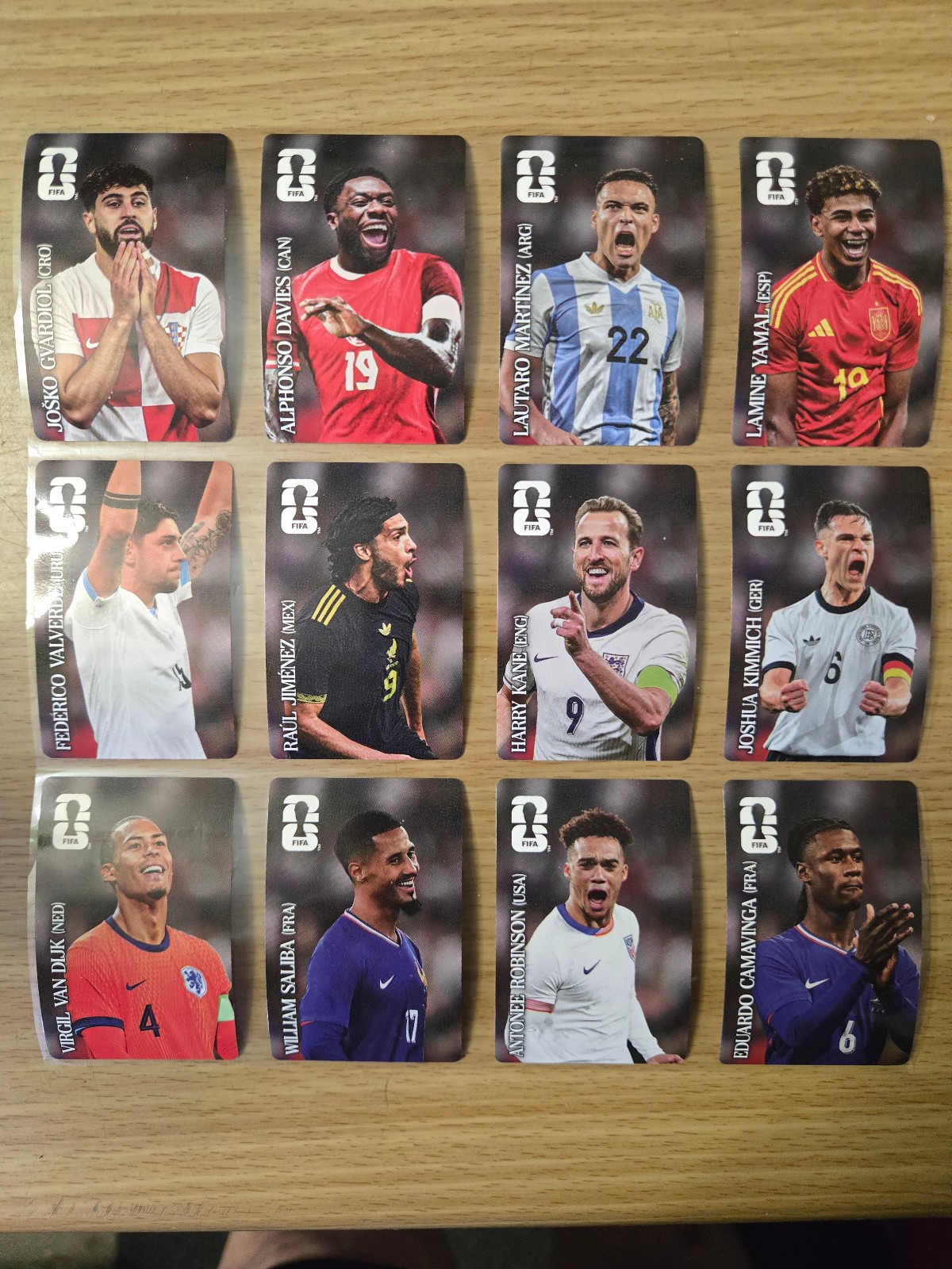 Panini Sticker World Cup World Cup 2026 Coca-Cola Sticker/ALL 12 NEW a. Original Foil
