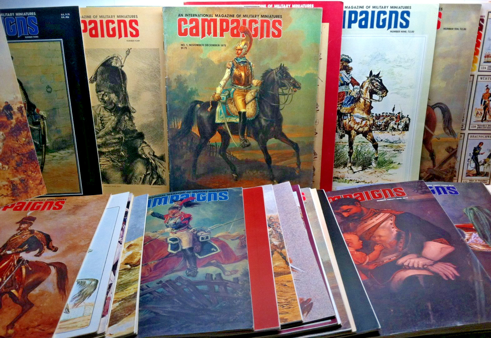 Campaigns Magazine of Military Miniatures Lot of 43 Issues #1 -44 (1975 - 1983) Campaigns Magazine of Military Miniatures Lot of 43 Issues #1 -44 (1975 - 1983)