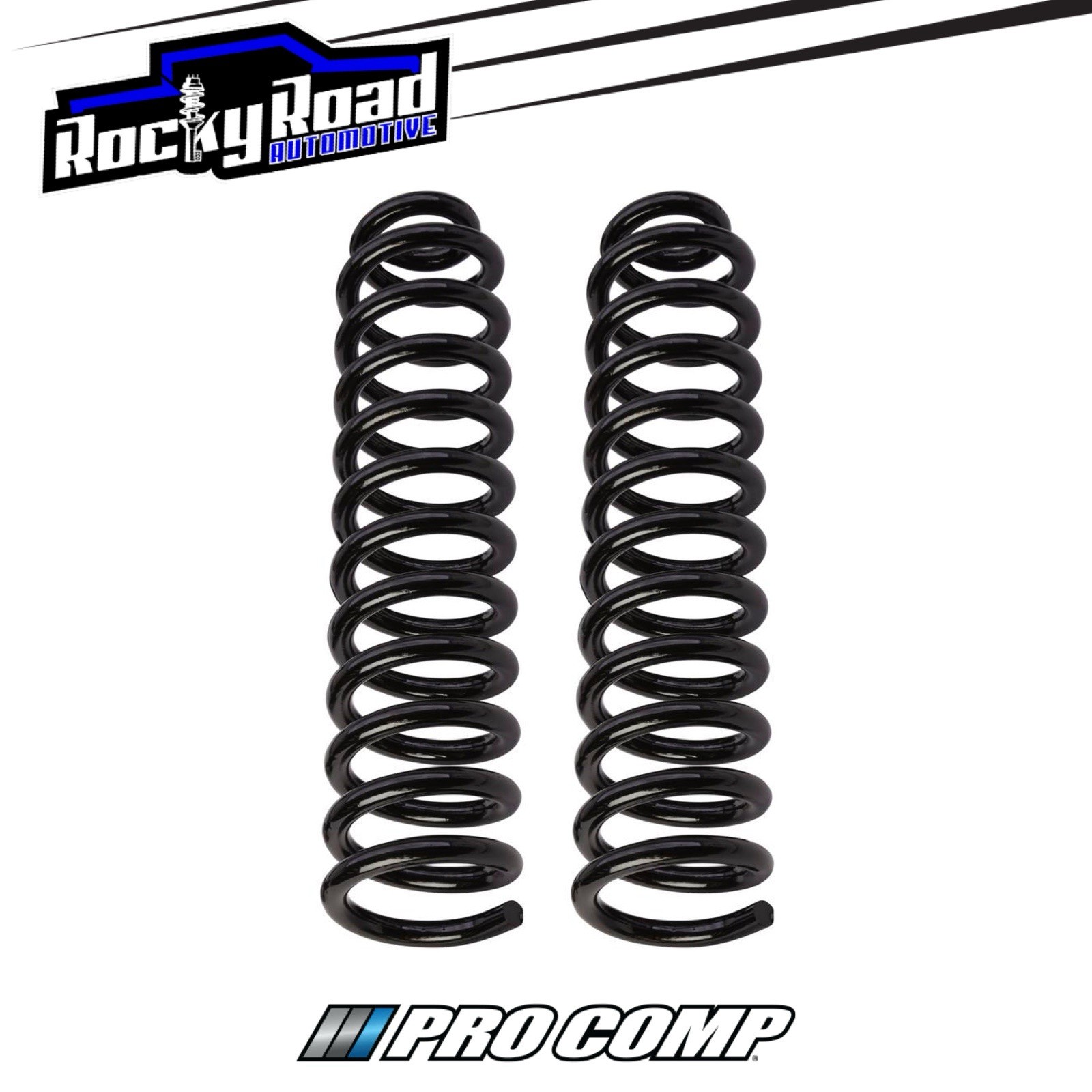 Pro Comp 2.5” Lift Front Leveling Springs for 2014-2025 RAM 2500 3500 4x4 DIESEL