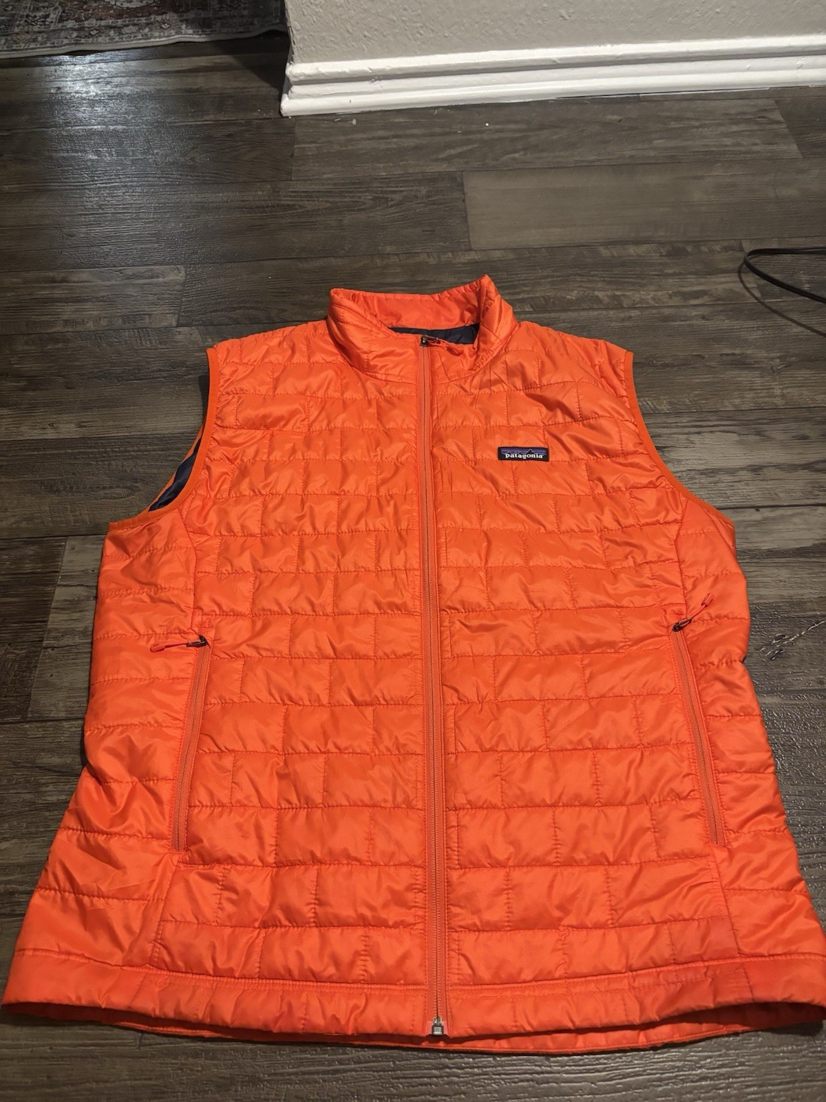 Patagonia Nano Puff Vest Mens Orange L Primaloft Insulated Packable Lightweight Patagonia Nano Puff Vest Mens Orange L Primaloft Insulated Packable Lightweight