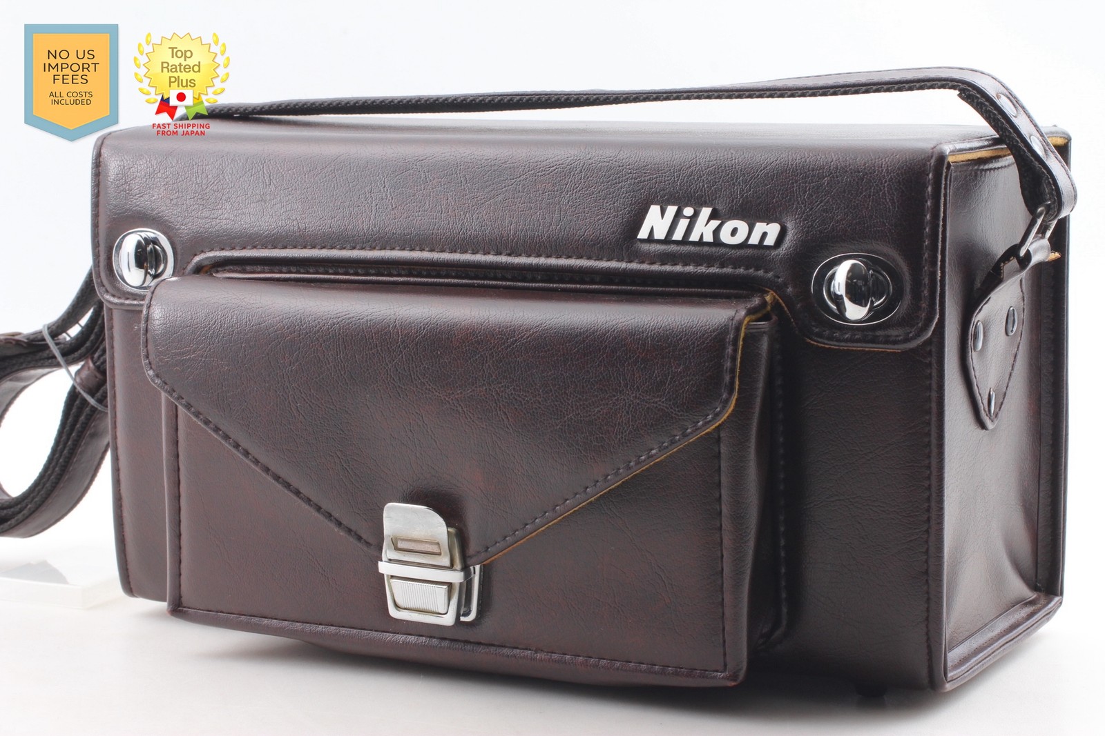 [N MINT] Nikon FB-17 Leather Bag Case For Nikon Camera & Accessories From JAPAN