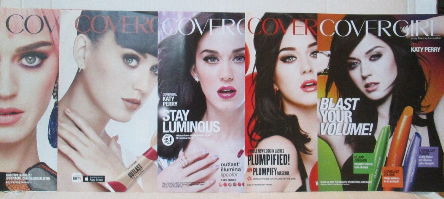 KATY PERRY COVERGIRL Lot Of 6 8\ KATY PERRY COVERGIRL Lot Of 6 8\