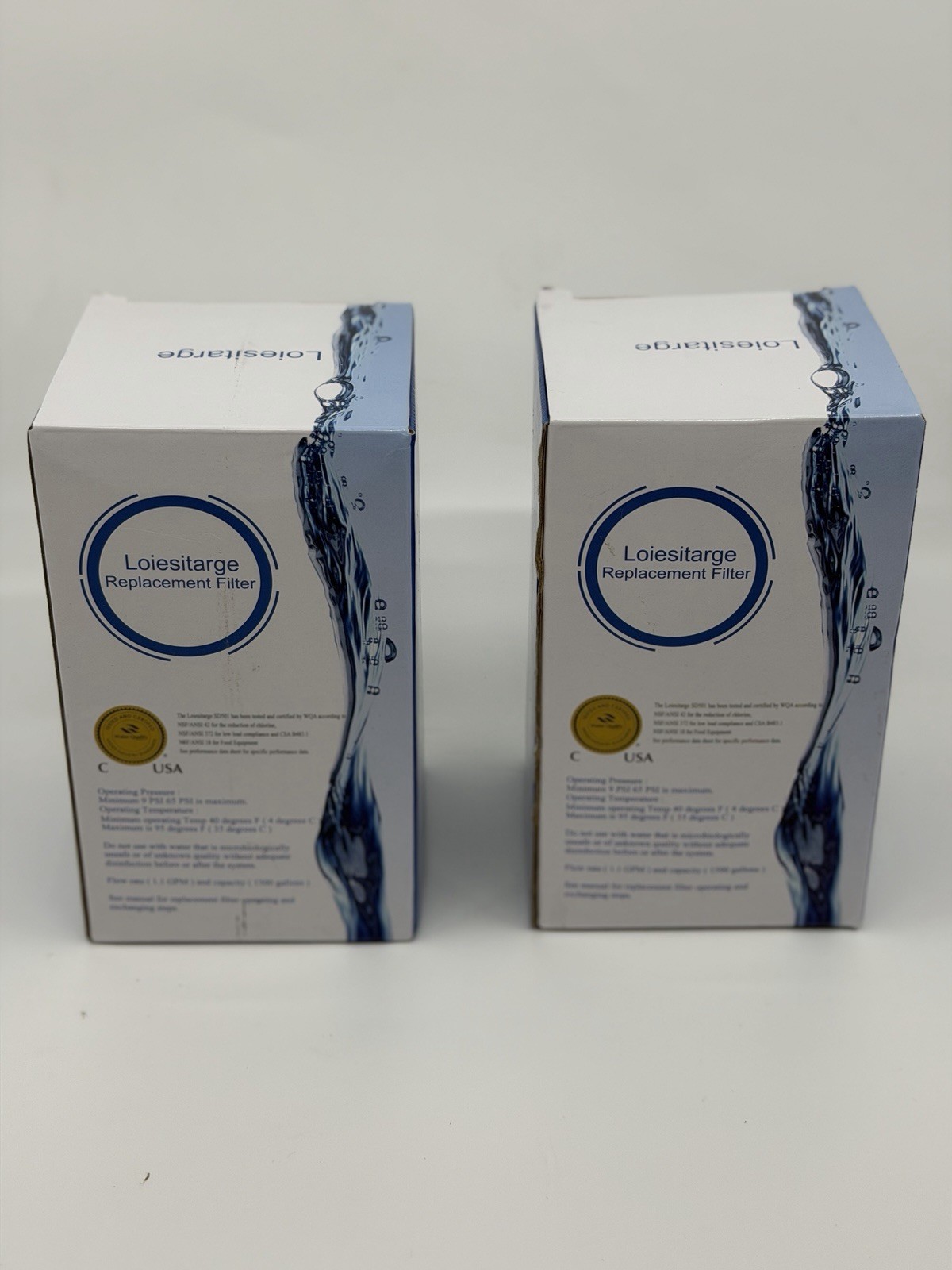 2pk High Grade Water Filter Replacement Removal Chlorine Leveluk Kangen HG-N K-8 2pk High Grade Water Filter Replacement Removal Chlorine Leveluk Kangen HG-N K-8