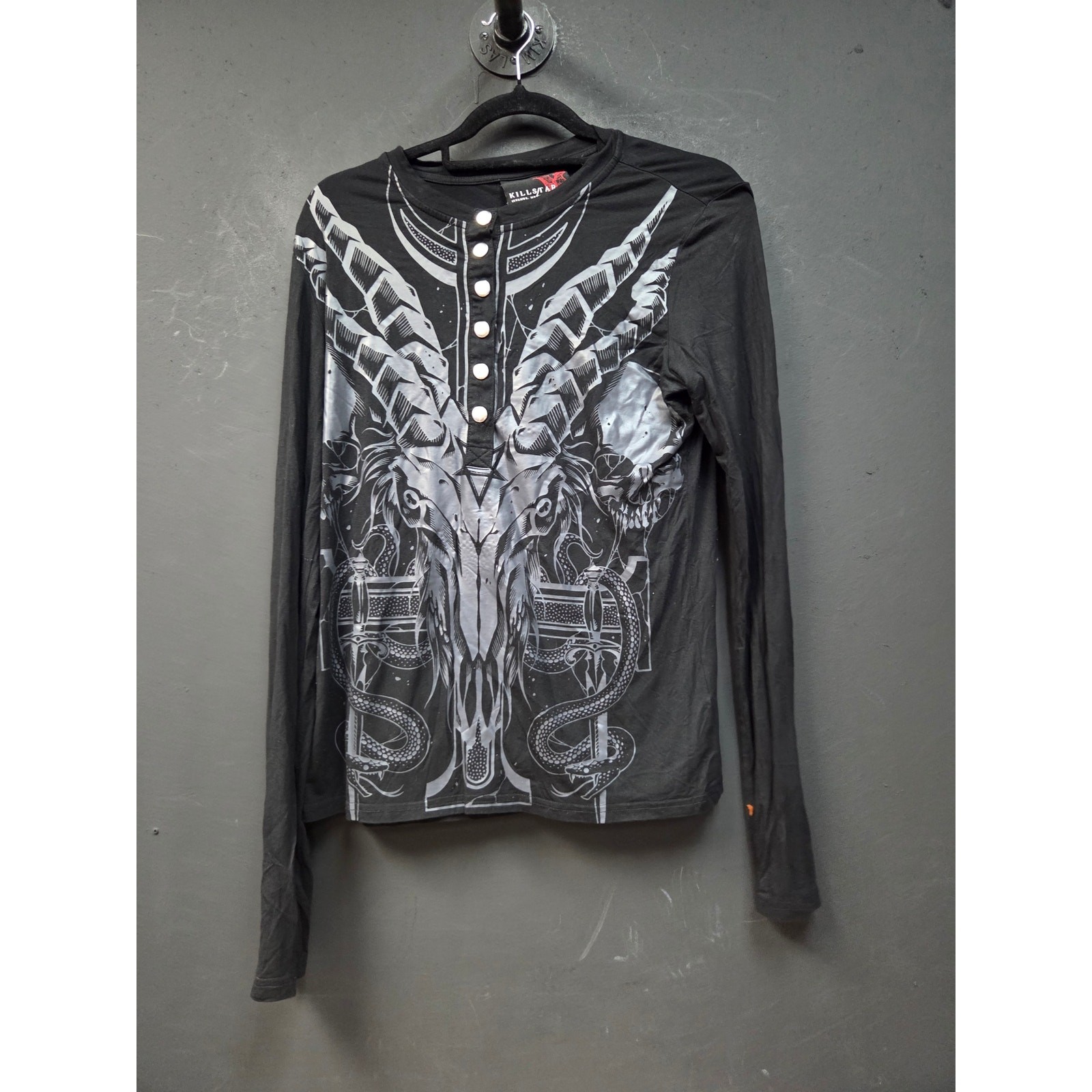 Womens Killstar Button Longsleeve Size Womens XL Womens Killstar Button Longsleeve Size Womens XL