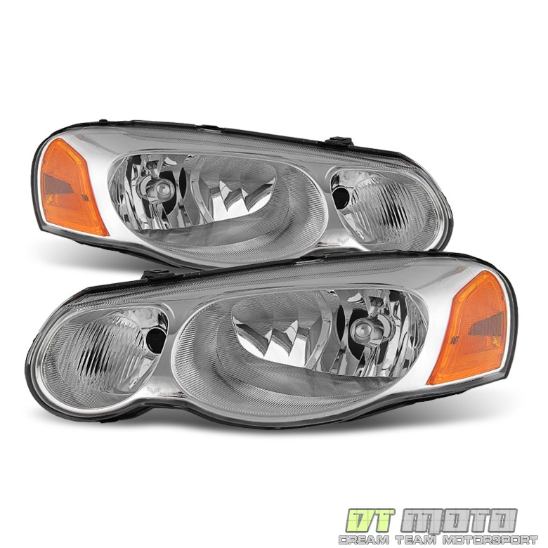 2004-2006 Chrysler Sebring Sedan & Convertible Headlights Headlamps Left+Right