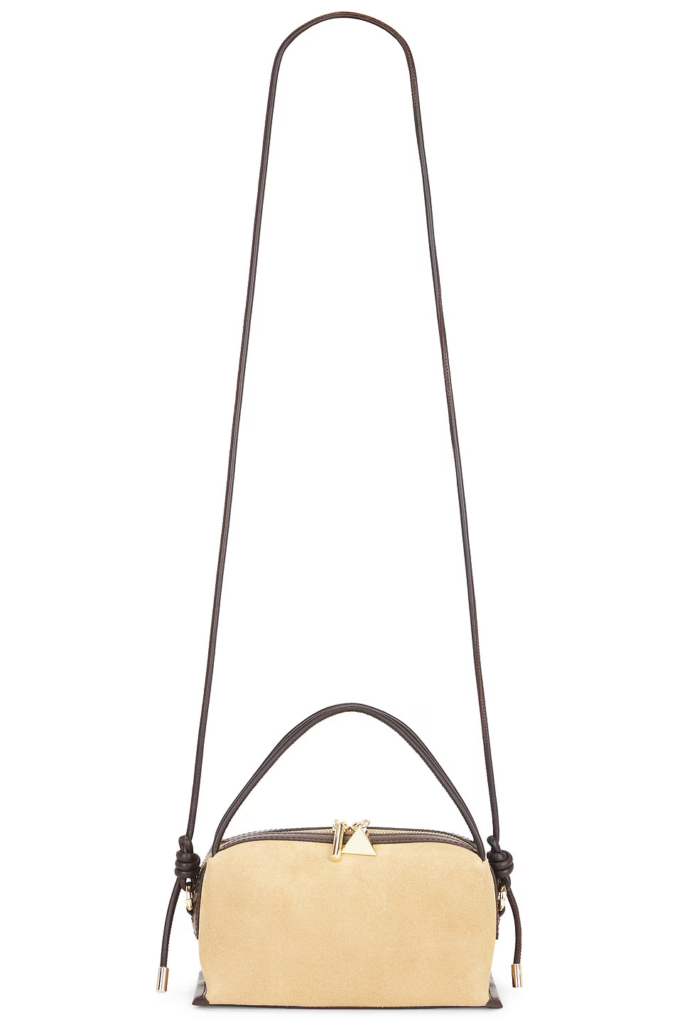 HOT SALE VERAFIED Suede Cafe Mini Bag in Gold, Gold Tan NEW FREESHIPPING HOT SALE VERAFIED Suede Cafe Mini Bag in Gold, Gold Tan NEW FREESHIPPING