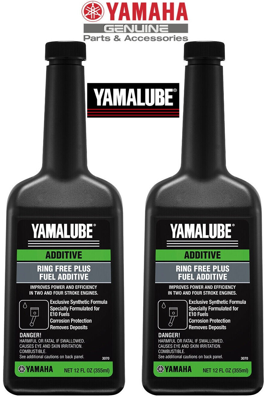 2x Yamaha Yamalube Ring Free Plus Fuel Additive Outboard Boat ACC-RNGFR-PL-12
