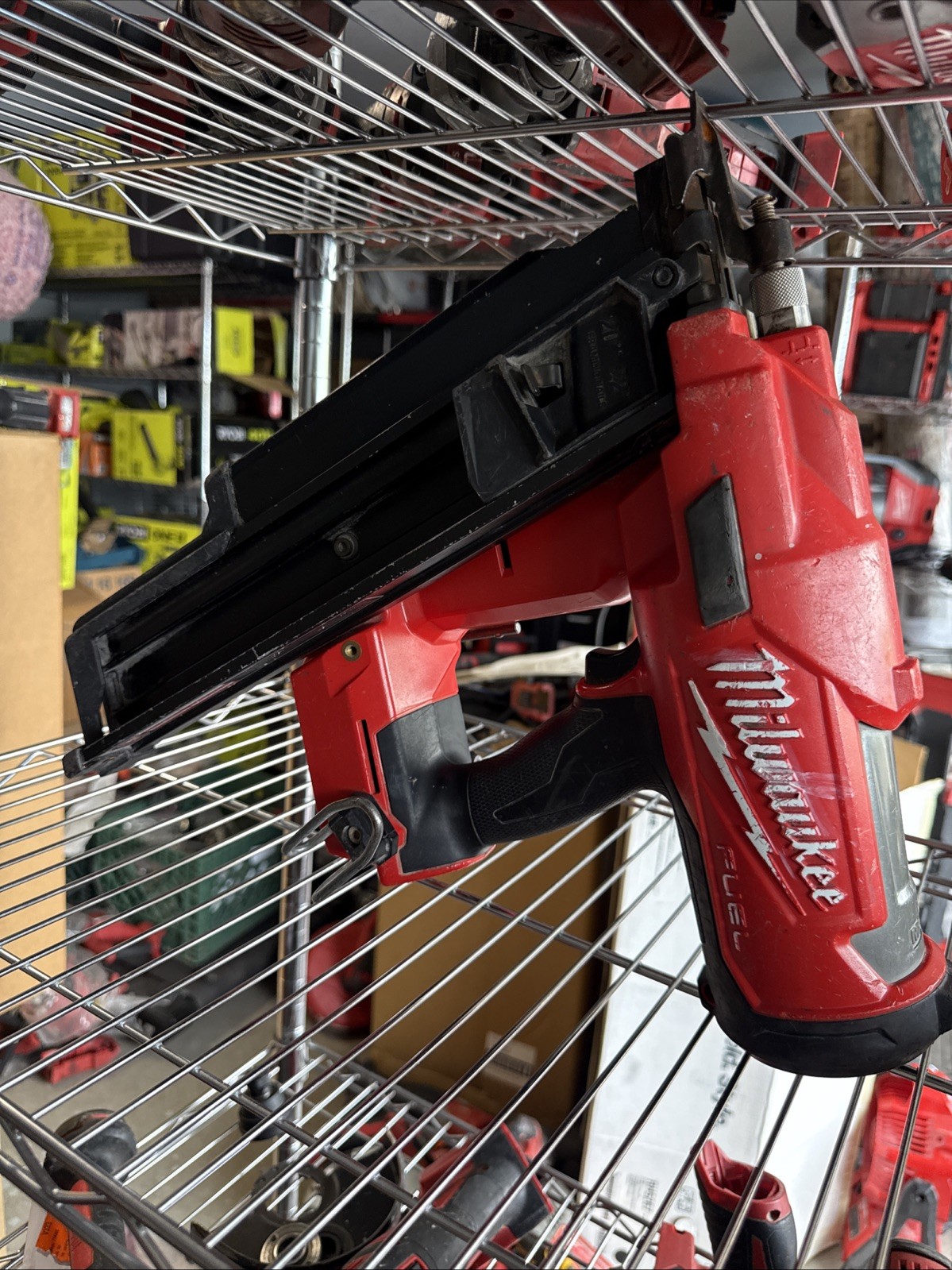 Milwaukee Tool 2744-20 M18 Fuel 21 Framing Nailer ⭐️not Working Milwaukee Tool 2744-20 M18 Fuel 21 Framing Nailer ⭐️not Working