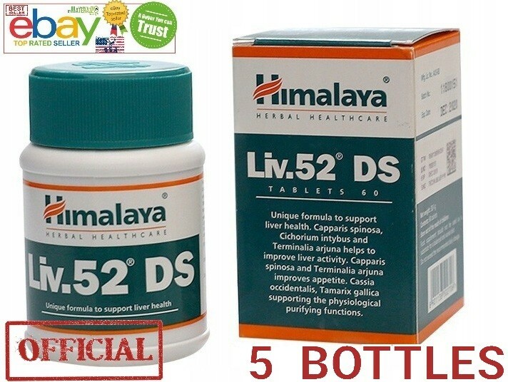 Himalaya Liv USA 5 Bottles 300 tablets Official Vegetarian Botanical Herbs New