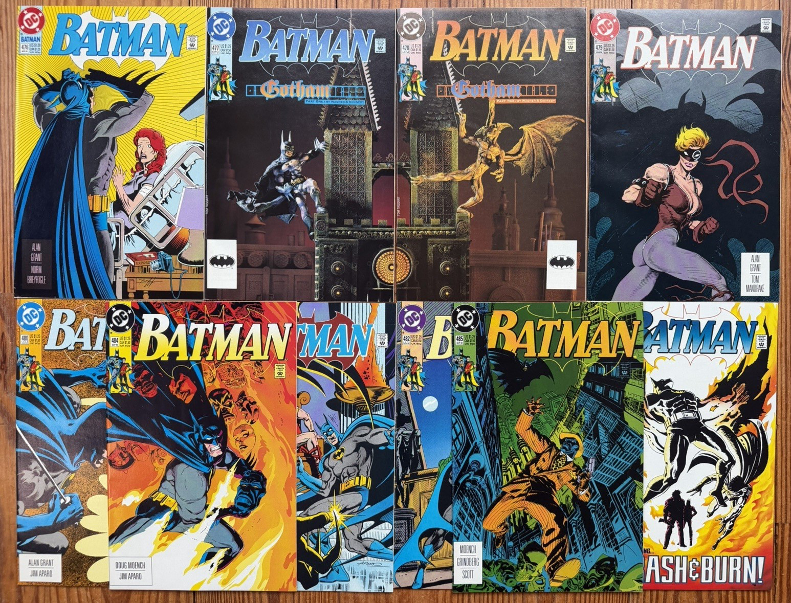 Batman 476 477 478 479 480 481 482 483 484 485 set 10 DC Comics NM-NM Black Mask
