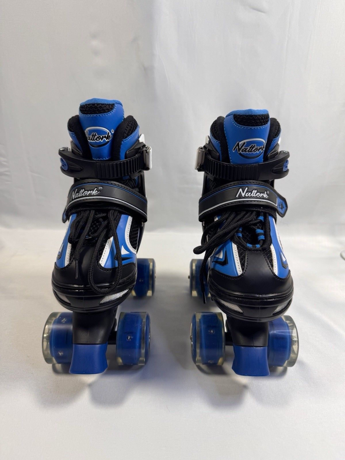Nattork Kids Roller Skates Adjustable Light Up Wheels 