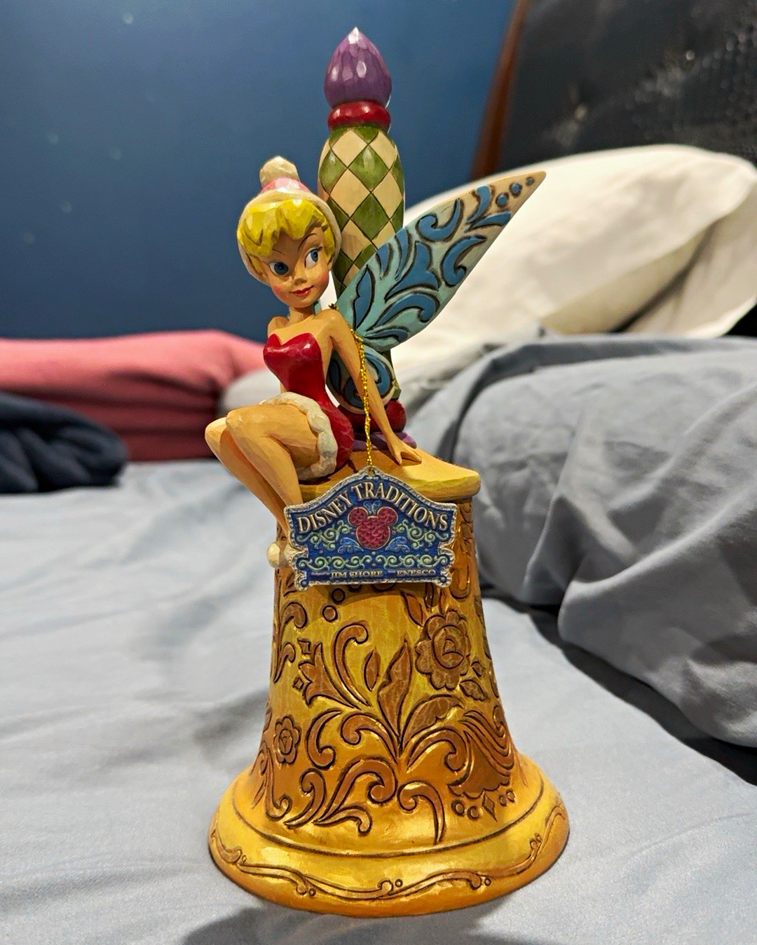 Walt Disney Showcase Collection Tinker Bell Jingle Figurine Bell #4011041