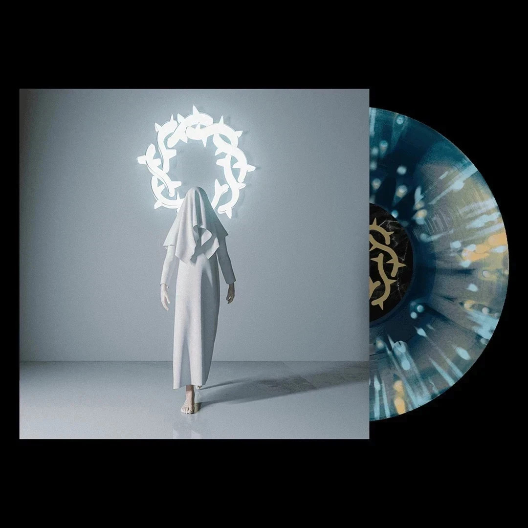 Bad Omens | Finding God Deluxe 2LP Vinyl | Blue + Mustard w/ Blue Splatter Bad Omens | Finding God Deluxe 2LP Vinyl | Blue + Mustard w/ Blue Splatter