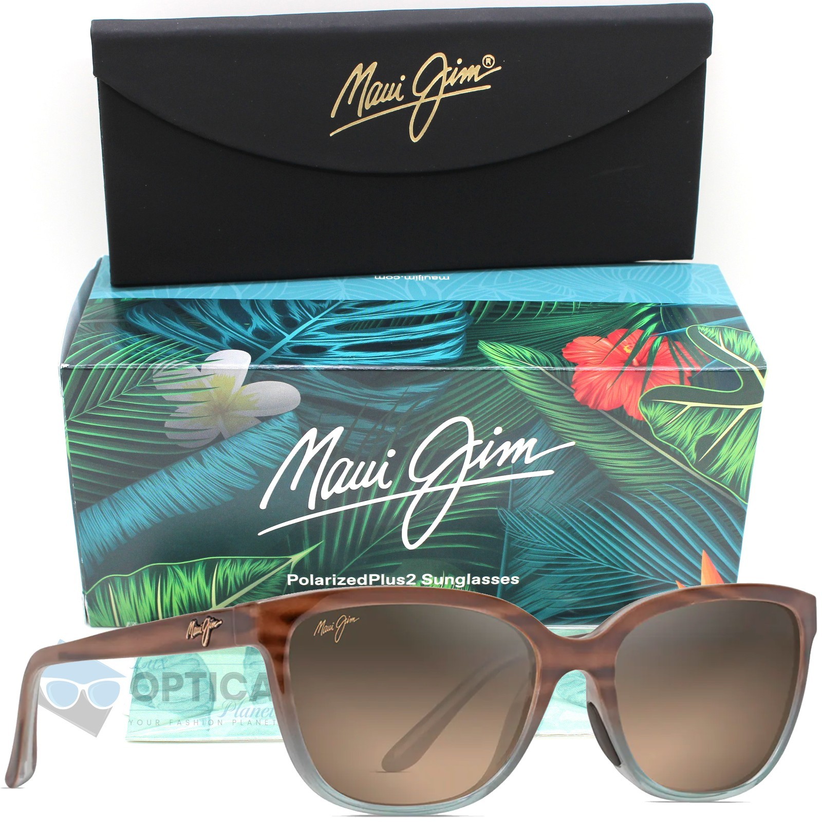 NEW Maui Jim HONI Polarized Women\'s Cat-Eye Sunglasses MJ0758S-002 NEW Maui Jim HONI Polarized Women\'s Cat-Eye Sunglasses MJ0758S-002
