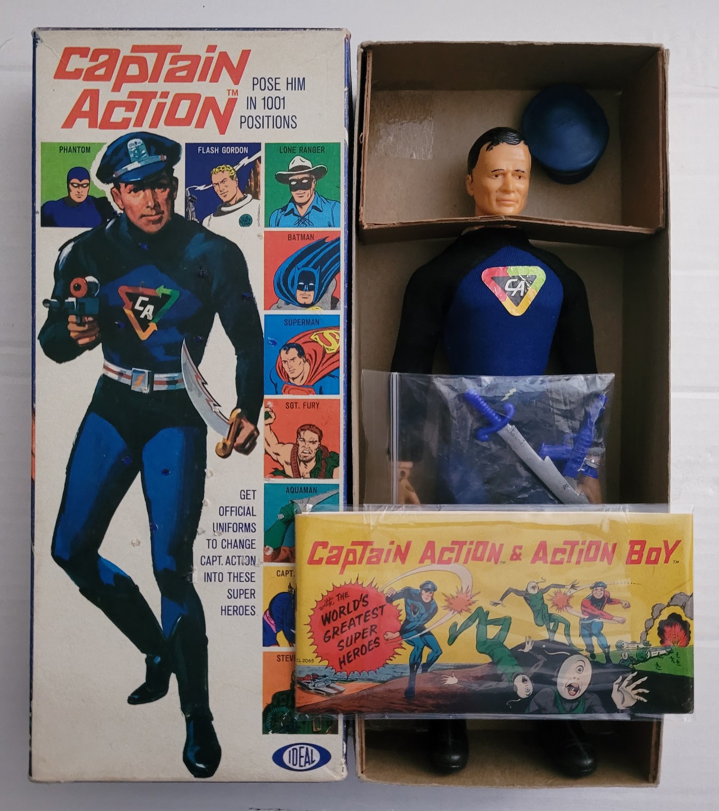 Vintage Ideal  1966-68 Captain Action - 1967 issue \