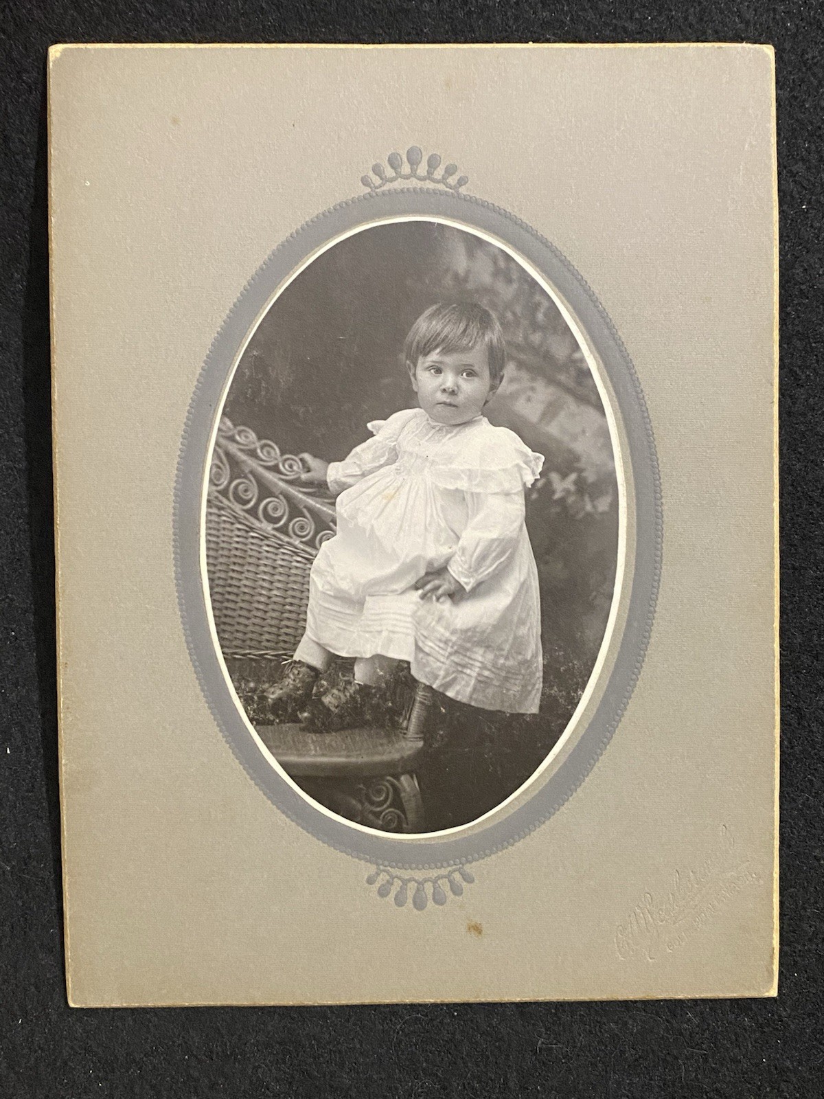 Goldendale Washington WA Cute Baby Child Klickitat Co. Antique Cabinet Photo Goldendale Washington WA Cute Baby Child Klickitat Co. Antique Cabinet Photo