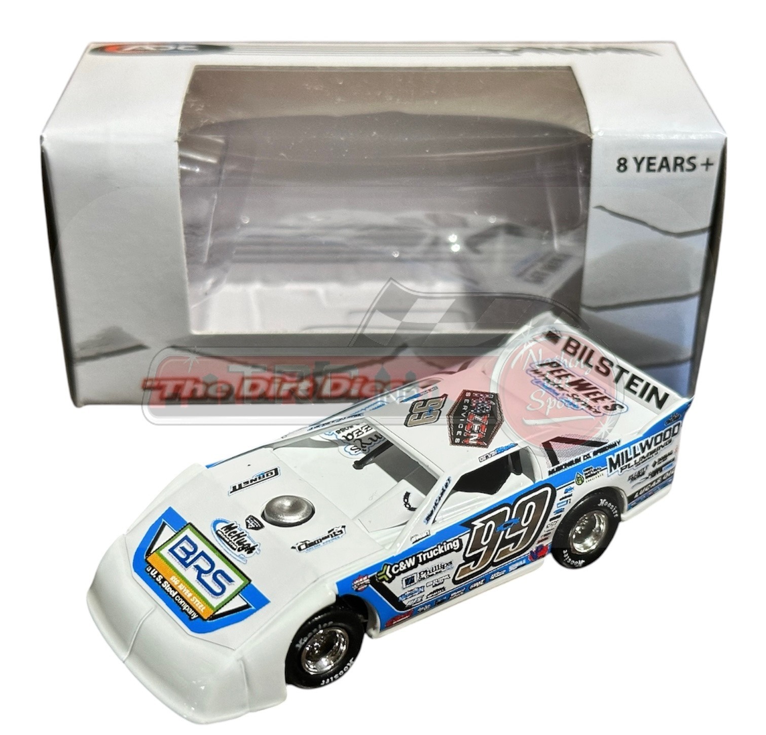 Devin Moran 2026 ADC 1/64 #99 Big River Steel Dirt Late Model Diecast Devin Moran 2026 ADC 1/64 #99 Big River Steel Dirt Late Model Diecast