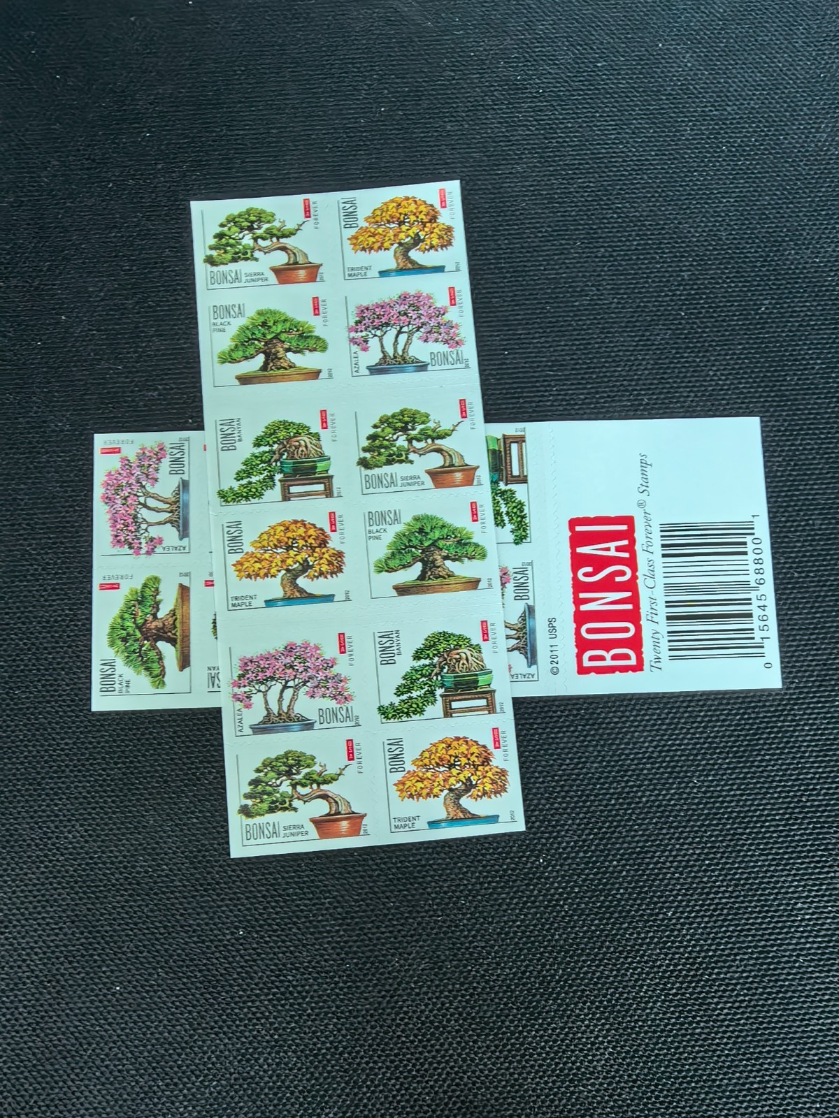 2012 US Bonsai Booklet Pane of 20, Forever Stamps - MNH - 100 pcs in total 2012 US Bonsai Booklet Pane of 20, Forever Stamps - MNH - 100 pcs in total