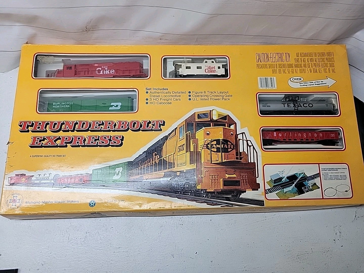 IHC Mehano Thunderbolt Express HO Train Set Coca Cola Diet Coke IHC Mehano Thunderbolt Express HO Train Set Coca Cola Diet Coke