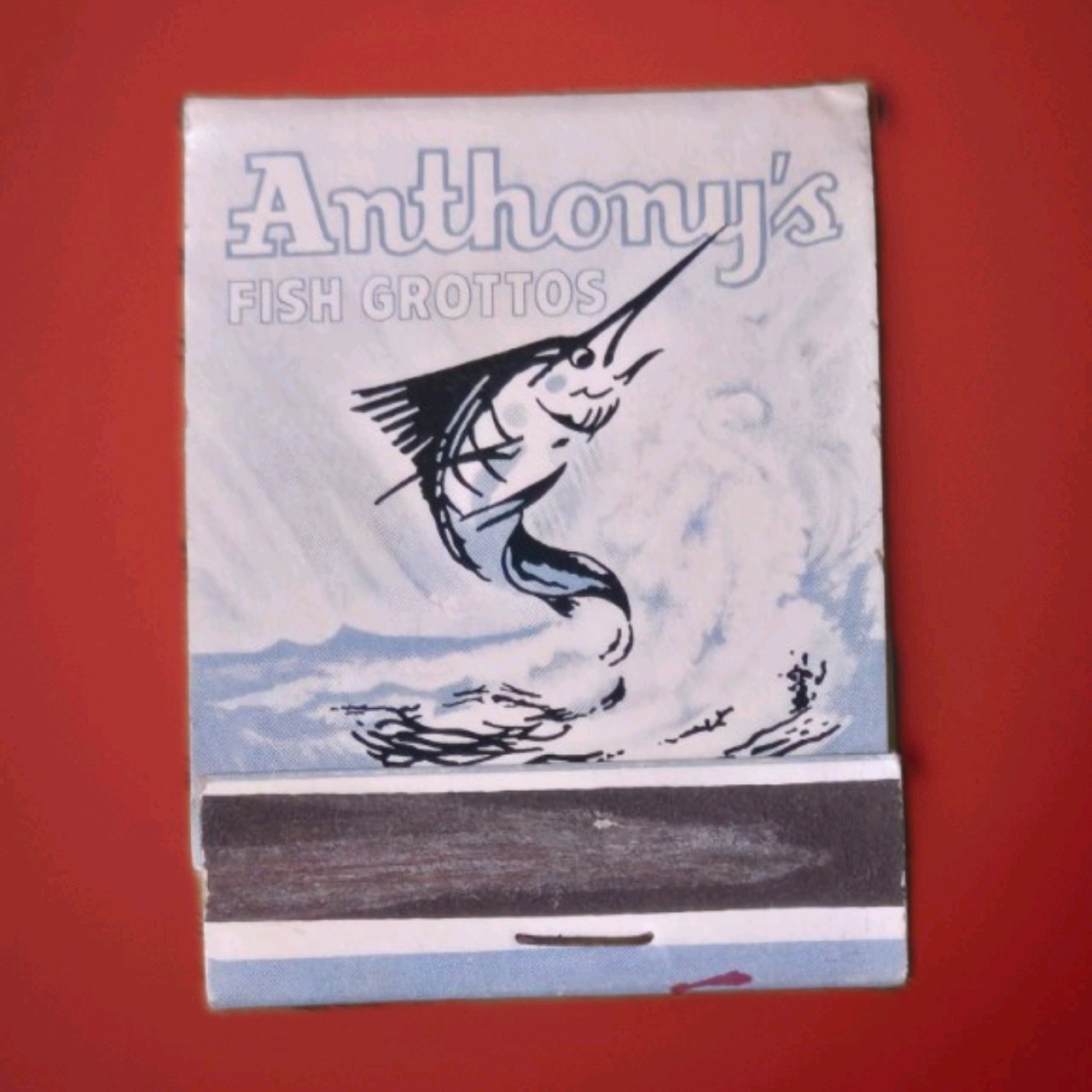 Anthony's Fish Grottos Sea Food Restaurant Matchbook Fishing Cocktails Wines Anthony's Fish Grottos Sea Food Restaurant Matchbook Fishing Cocktails Wines