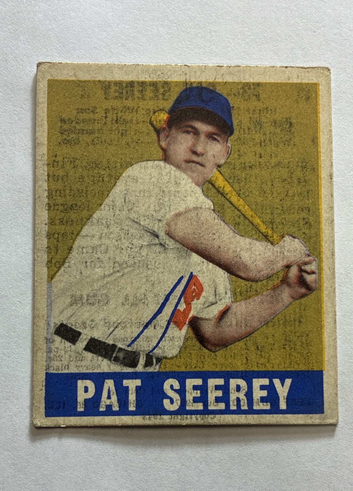 1948-49 Leaf - Pat Seerey #73 (RC) 1948-49 Leaf - Pat Seerey #73 (RC)