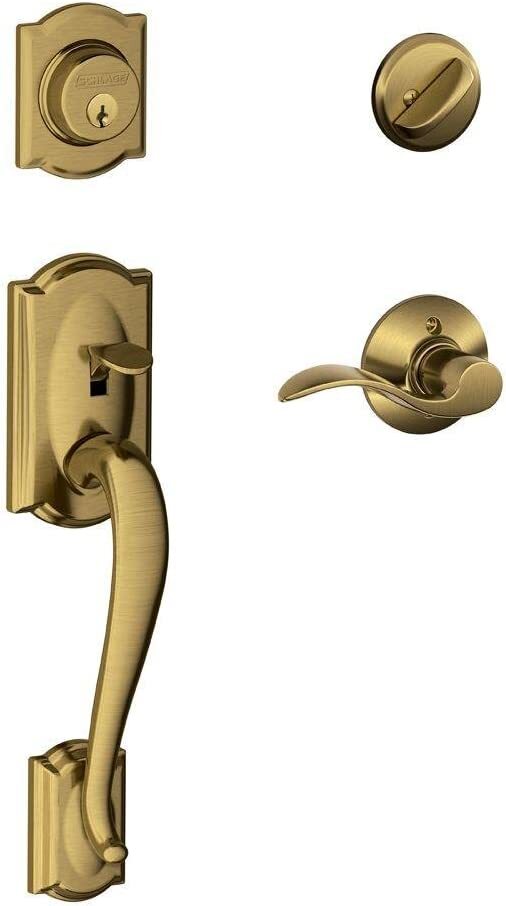 Camelot Single Cylinder Handleset Accent Lever Right-Hand F60 CAM 609 ACC RH Camelot Single Cylinder Handleset Accent Lever Right-Hand F60 CAM 609 ACC RH