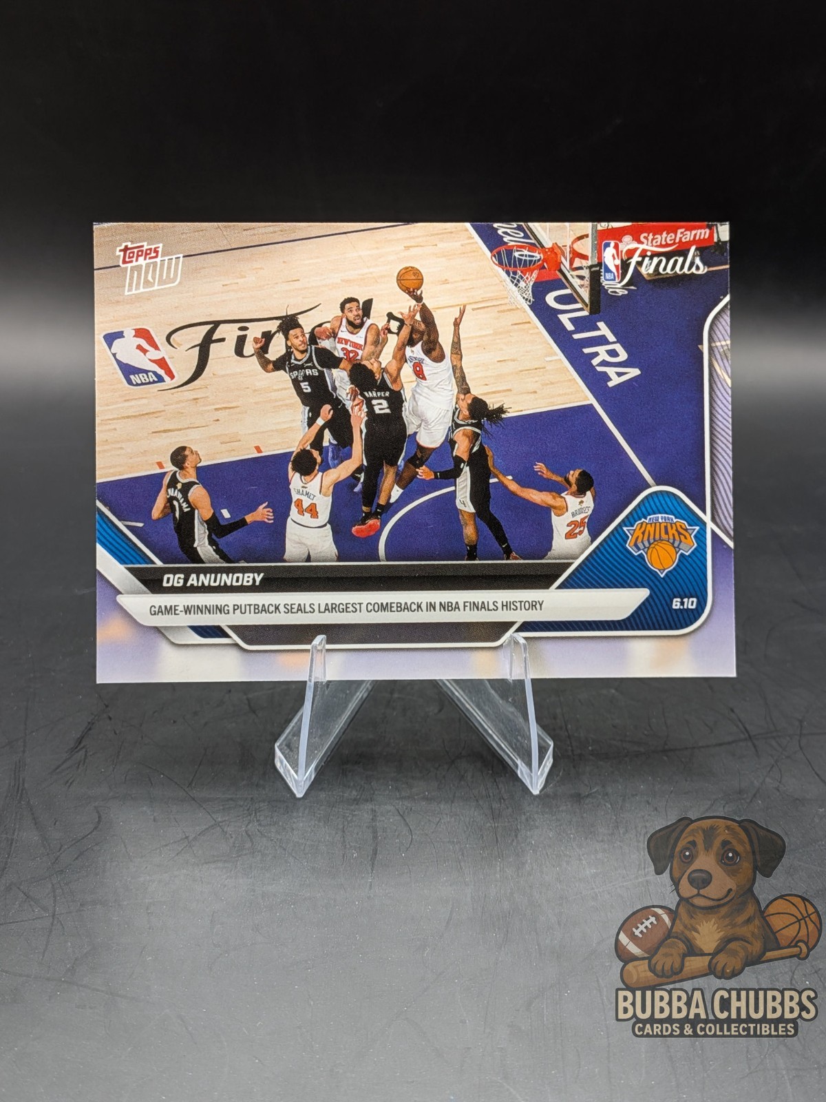 2025-26 Topps NOW - OG Anunoby #336 /105842 - Game Winning Putback - FINALS NYK 2025-26 Topps NOW - OG Anunoby #336 /105842 - Game Winning Putback - FINALS NYK